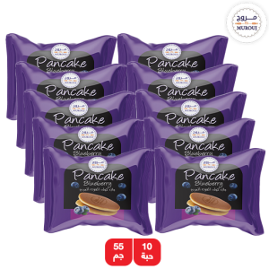 مروج بان كيك التوت البرى - 10 × 55 جم