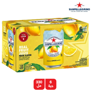 سان بليجرينو عصير ليمون فوار - 6 × 330 مل
