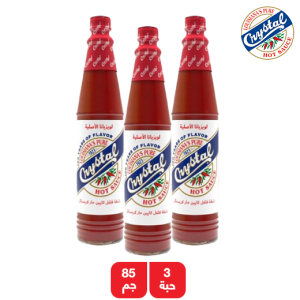 كريستال صلصة حارة  - 3 × 85 جم