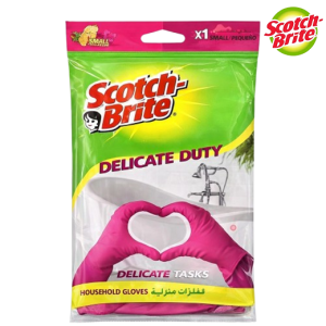 سكوتش برايت قفازات للتنظيفات الخفيفة - صغير