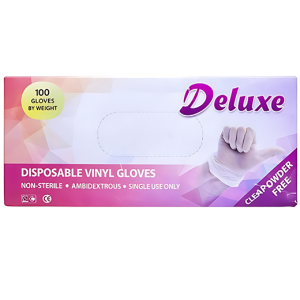 قفازات فينيل - 100 حبة
