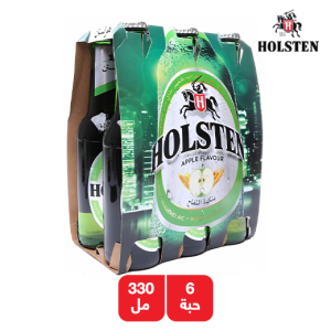 هولستن مشروب الشعير بنكهة التفاح – 6 × 330 مل