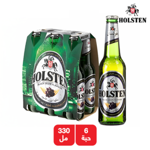هولستن مشروب الشعير بنكهة العنب الأسود – 6 × 330 مل