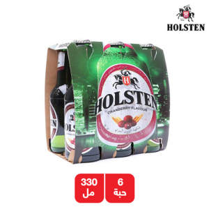 هولستن مشروب الشعير بنكهة التوت البري - 6 × 330 مل
