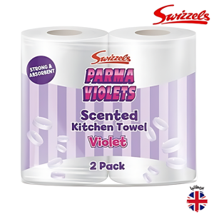 سويزلز بارما فيوليتس منشفة المطبخ  - 2 رول