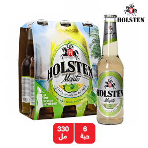 هولستن مشروب الشعير بنكهة الموهيتو بالليمون والنعناع – 6 × 330 مل