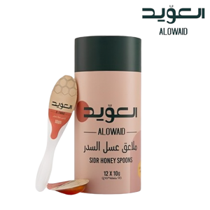 العويد ملاعق عسل نحل السدر 12 معلقة × 10 جم - 120 جم
