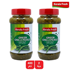 كيرالا فريش مخلل الفلفل الأخضر الحار - 2 × 400 جم