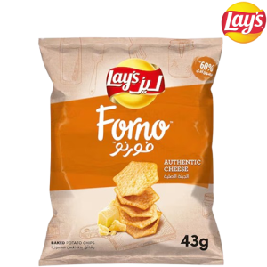 ليز رقائق بطاطس مخبوزة فورنو الجبنة الاصلية – 43 جم