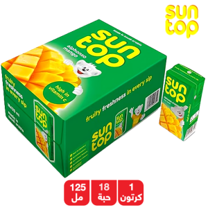 سن توب عصير مانجـو - 18 × 125 مل