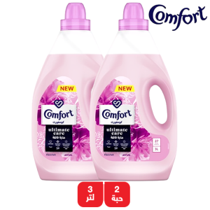 كومفورت منعم الأقمشة الوردي - 2 × 3 لتر