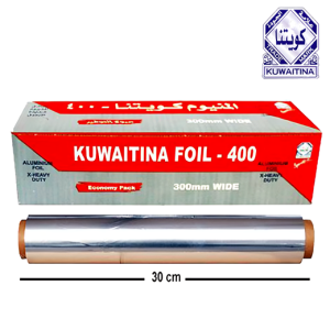 كويتنا المنيوم فويل أحمر - 400 × 30 سم