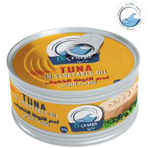 اوشينا لحم التونة الخفيف بالزيت النباتي - 160 جم