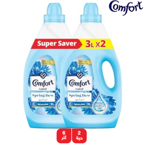 كومفورت منعم الأقمشة الأزرق ندى الربيع - 2 × 3 لتر