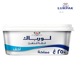 لورباك زبدة قابلة للدهن مملحة لايت - 250 جم
