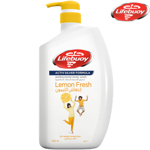 لايف بوي غسول الجسم انتعاش الليمون - 500 مل