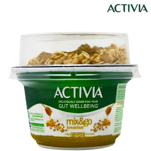 أكتيفيا ميكس آند جو زبادي عسل الشوفان - 170 جم