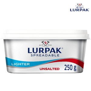 لورباك زبدة خفيفة قابلة للدهن غير مملحة - 250 جم