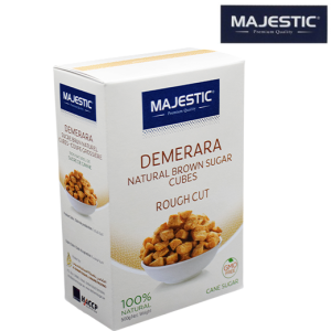 ماجيستيك ديميرارا سكر بني طبيعي مكعبات خشنه - 500 جم