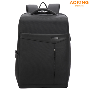 أوكينج حقيبة ظهر للطلاب مقاومة للماء ضد السرقة بمنفذ يو اس بي - أسود