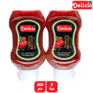 ديليسيو كاتشب طماطم - 2 × 500 جم