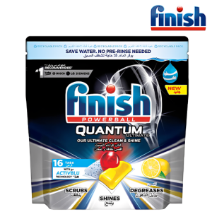 فنيش أقراص جلي الصحون لغسالات الأطباق كوانتم ألتيميت الأصلية - 16 قرص