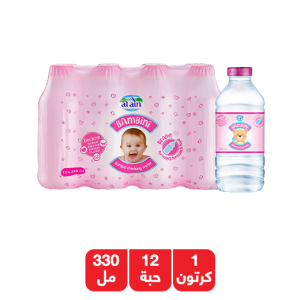 العين مياه شرب بامبيني للأطفال الرضّع - 12 × 330 مل