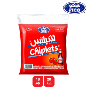 فيكو شبلتس عيدان البطاطا والذرة بنكهة الكاتشب - 20 × 18 جم