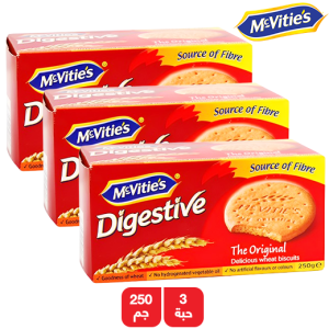 ماكفيتيز بسكويت دايجستيف - 3 × 250 جم
