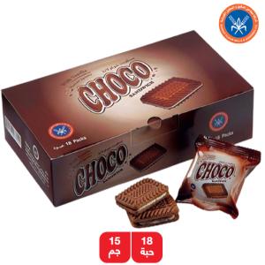 المطاحن بسكويت شوكولاتة - 18 × 15 جم