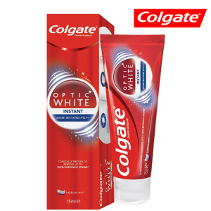 كولجيت معجون أسنان أوبتيك اللون أبيض فوري – 75 مل