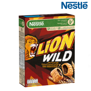 نستله ليون قطع مقرمشة بطعم الكراميل المحشوة بالشوكولاتة - 410 جم