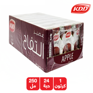 كي دي دي عصير التفاح - 24 × 250 مل