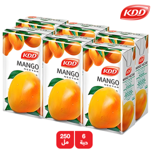 كى دى دى عصير المانجو نكتار- 6 × 250 مل