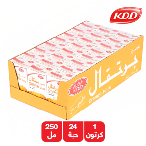 كي دي دي عصير البرتقال – 24 × 250 مل