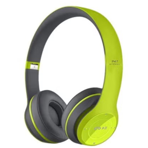 بى 47 سماعة رأس بلوتوث لاسلكية قابلة للطي ستيريو - أخضر