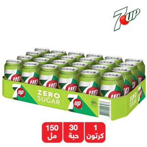 سفن أب مشروب غازي زيرو سكر - 30 × 150 مل