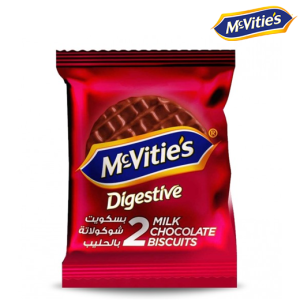 مكفتيز بسكويت دايجستيف بالشوكلاتة والحليب - 33.3 جم 
