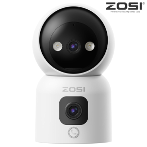 زوسي كاميرا مراقبة داخلية بعدسة مزدوجة 2 ميجابكسل + 2 ميجابكسل