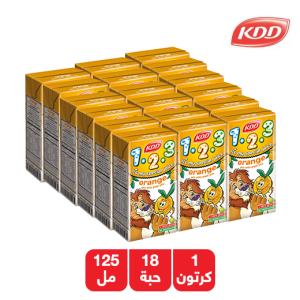 كي دي دي نكتار البرتقال خال من السكر المضاف والمواد الحافظة